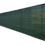 Sichtschutzzaun, 1,8 m x 15,2 m, Garten-Sichtschutz, 90 % Sichtbarkeit,...