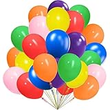 Luftballons Bunt 100 Stück – 26cm (10 Zoll) Premium Latex Ballons in 10...