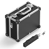 Wiltec Aufbewahrungskoffer 32x23x16cm aus Aluminium, abschließbar,...