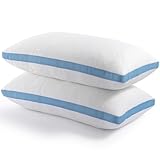 Hiimgo Kopfkissen 40x40 cm (2er Pack), Höhenverstellbares Schlafkissen,...