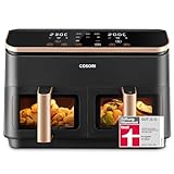 COSORI Heißluftfritteuse 2 Kammern, Airfryer Testsieger der Stiftung...