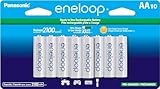 Eneloop Panasonic BK-3MCCA10FA AA 2100 Zyklus Ni-MH wiederaufladbare...