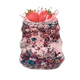 Duroecsain Kaffeebecher aus Glas, Kaffeetasse aus Glas mit getrockneten...