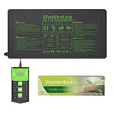 VivoVerdant Heizmatte für Pflanzen, mit Thermostat und Timer-Funktion für...