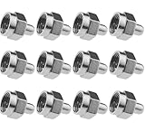 12 Stück Silber SAT F-Abschlusswiderstand (F-Stecker) Endwiderstand zum...