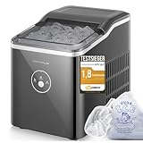 Eiswürfelmaschine Testsieger 2024, 14 kg 24 Stunden, 9 Eiswürfel in 6-8...