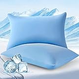 Elegear Kühlender Kissenbezug 2er mit Japanische Arc-Chill 3.0...