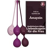 Amaysin Liebeskugeln für die Frau aus Medizinischem Silikon - Liebeskugeln...