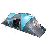 Skandika Kuppelzelt Hammerfest für 6 Personen | Campingzelt mit Sleeper...