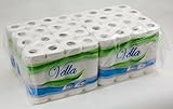 Vella 32 Rollen Küchenrolle– doppellagig – Zellulose – 250 Blatt pro...