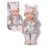 BABY born for Babies Sweetie Mauve, weiche 30 cm Puppe mit grauem...