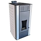 NEMAXX® Pelletofen P18 - Pelletheizung mit 18 kW – Pelletofen...