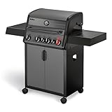 Enders Gasgrill Hyde 4 SIKR Turbo, 4-Brenner aus Edelstahl für kraftvolles...