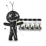 5er-Pack: Voodoo Doll in Dose | lustige Mini-Voodoo-Puppe to go |...