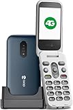 Doro - 2820 - Seniorenhandy - 4G-Klapptelefon ohne Vertrag - Große Tasten...