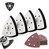 4 stück Schleifplatte Dreieck 93 mm + 24pcs Schleifpapier...