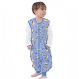 Baby Schlafsack mit Füße 0.5 TOG, Sommerschlafsack, Baumwolle Baby...