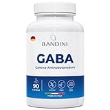 Bandini® GABA | Kapseln hochdosiert - 750 mg Gamma Aminobuttersäure je...