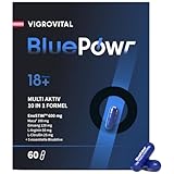BluePowr, VigroVital. 10-in-1 Herren-Formel mit ENOSTIM®, Ginseng,...