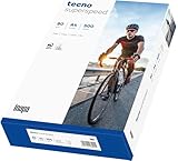 inapa Drucker-/Kopierpapier tecno Superspeed: 80 g/m², A4, hochweiß, 500...