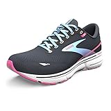 Brooks Damen Ghost 15 Sneaker, Ebony Open Air Lilac Rose, 41 EU