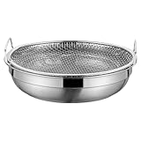 Fritteusen-Ölsieb, Fettabtropfkorb, Sieb, mit hitzebeständigem Griff,...