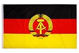 PHENO FLAGS DDR Fahne, 150x90 - Wetterfest & Reißfest - Perfekte...