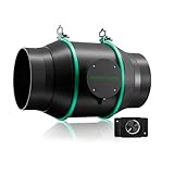 Mars Hydro 15,2-cm-Inline-Ventilator mit variablem Geschwindigkeitsregler,...