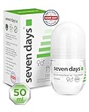 seven days Antitranspirant 50ml, Roll On gegen Schweiß [Langzeitschutz -...