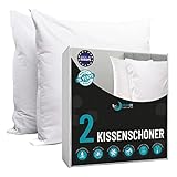 Dreamzie - Kissenbezug Wasserdichter 80 x 80 cm - 100% Baumwolle Stoff -...