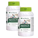 DocMorris Magnesium 250 Duo – 2 x 120 Tabletten – Hochdosiertes...