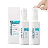 Fußpilz Spray, 2 Stück Fußspray Pflege, Foot and Nail S-pray zur...