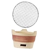 Abaodam 1Satz Holzkohleofen im Freien Tonkohlegrill für Grillen und...