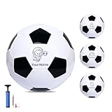 OXYEFEI Personalisiert Fußball Kinder, Mini Fussball mit Namen Fussball...
