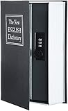 Amazon Basics Buch-Safe, Kombinationsschloss, Groß, Schwarz