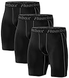 Roadbox 3er Pack Herren Kompressionsshorts, Schnelltrocknendes Baselayer...
