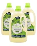 oecolife Colorwaschmittel, Limettenduft, enzymfrei, 3 x 1,5 Liter Flasche,...