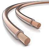 CSL - Lautsprecherkabel OFC - 15m - 2 x 2,5 mm² Boxenkabel - reines Kupfer...