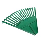 CLISPEED Gartenarbeits Rechen Hygienische Laubharke für Rasenflächen und...