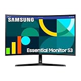 Samsung S36GD Essential Curved Monitor 27 Zoll, PC-Bildschirm mit VA-Panel,...