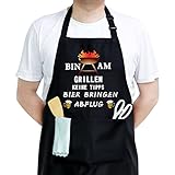 Shoppawhile Geschenke für Männer Grillschürze für Männer Lustige...