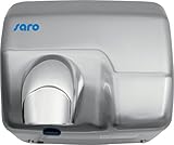 SARO Händetrockner – Edelstahl – Infrarotsensor – 30 m/s Luftstrom...