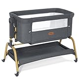TotRun 3 in 1 Babybett mit Schaukel-Funktion, 6-Fach höhenverstellbar -...