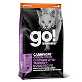 Go! Solutions Carnivore Getreidefreie Rezeptur für Katzen Huhn, mit Pute...