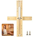 Bosreroy 15 Minuten Rotierende Sanduhr für Sauna Wandmontierbare Sanduhr...