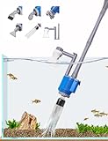 boxtech Aquarium Elektrisch Sand Kies Reiniger, Fischbehälter Staubsauger,...
