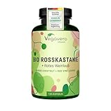 Rosskastanienextrakt Vegavero | 100% Bio | 800 mg Extrakt mit Weinlaub &...
