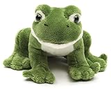 Uni-Toys - Grüner Frosch Plushie, sitzend - 13 cm (Länge) -...