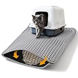 Katzenklo Matte, 60 x 40cm Katzenstreu Matte Doppellagig Katzenmatte...