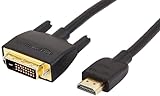 Amazon Basics HDMI A -zu-DVI-Adapterkabel, 1.8 m, Nicht für den Anschluss...